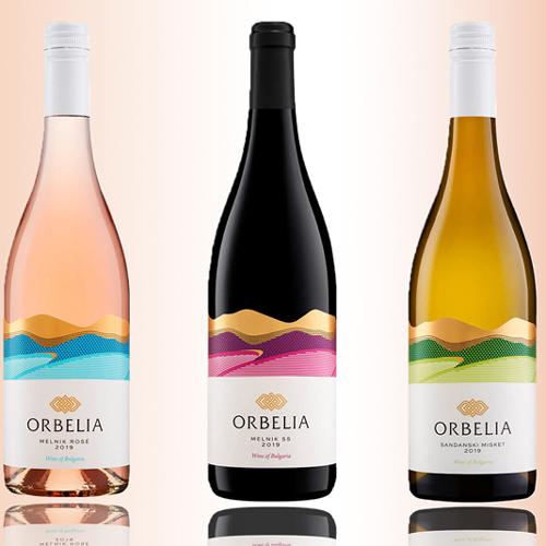 Orbelia智利葡萄酒不干胶标签规划印刷